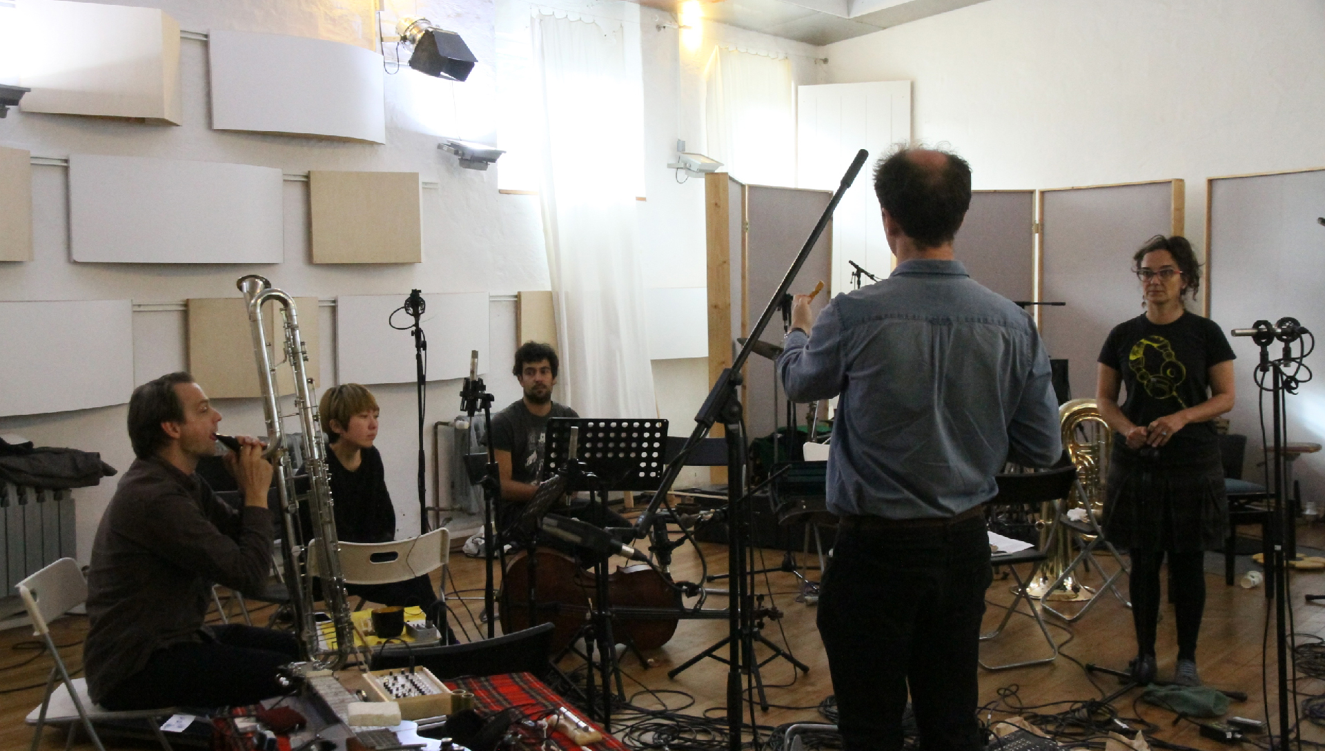 2019-07-08 Ame Zek's 'Unfinished sense of time' im Studio Börne45